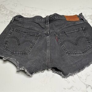 Women's Levi’s Black Denim Shorts size 28